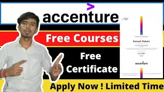Accenture Free Courses with Free Certificate | Free Courses Online With Certificates