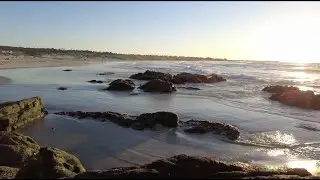 【4K】Asilomar State Beach - Monterey California Sunset Walk
