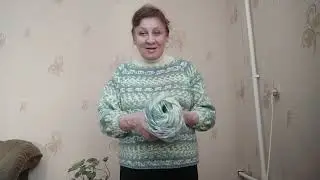 свитер из Нордик//как вязала/первая готовая работа в 2022 году