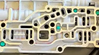 Ford 4R100 In-truck Check ball location and install (E4OD check balls are similar)