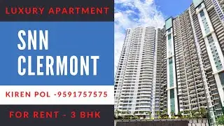 SNN CLERMONT FOR RENT 3 BHK, HEBBAL BANGALORE #KIRENPOLPROPERTIES