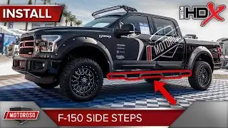 Side Steps Nerf Bars Install Guide for 2015+ Ford F-150
