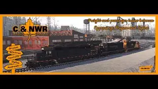 Railroader Freight and Passenger trains between Eppsprings, Bryson and Sylva