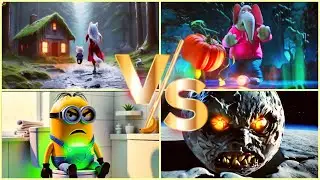 LUNAR MOON 🆚 THRILLER🆚 HOUSE HEAD MONSTER 🆚 TOILETOR MINION TILES HOP.