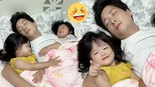 姐妹俩真的是倒反天罡，我想在老公身边躺一会儿，竟然还需要她们两个的同意！！【小晨子】