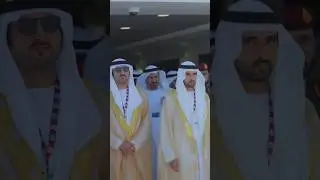 Sheikh Hamdan Fazza Dubai Crown Prince Sheikh Khaled Abudhabi Crown Prince Visit Dubai Airshow