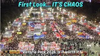 INSANE First Look | Hong Kong's Lunar New Year Fair is WILD 🔥🌸 Victoria Park!