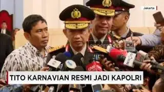 Tito Karnavian Resmi Jabat Kapolri, Pernyataan Pertama Kapolri Tito