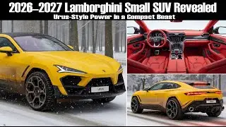 2026&ndash;2027 Lamborghini Small SUV Revealed: Urus-Style Power in a Compact Beast