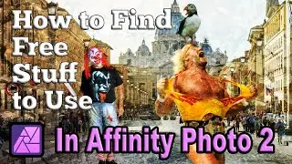 How to Find Free Images and Music to use in Affinity Photo 2