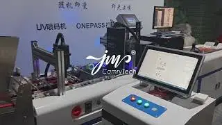 High speed single pass tag printer #onepassprinter #LabelUVprinter