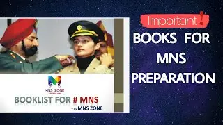 Books For MNS preparation #mnszone