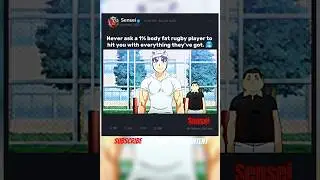 [Big body] sekizan # gion #jaidmeel #rugby #club #sports #anime # all out # ep 2 #short #edit