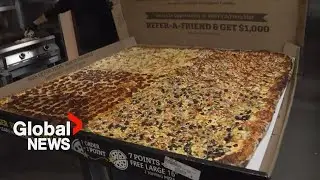World's largest 'deliverable' pizza comes to Vancouver