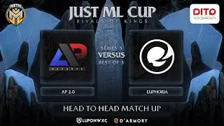 Full Game: AP 2 0 vs Euphoria Game 3 Just ML Cup Groupstage | Mobile Legends