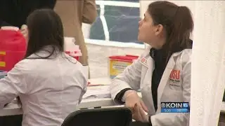Medical students hold annual free health care fair