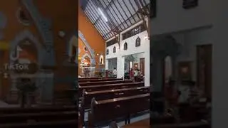Catolic St Yosef Church Denpasar Bali Indonesia.