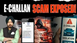 E-Challan Scam Exposed! Fake E-Challan messages are looting people. Don&rsquo;t click the link&mdash;stay safe.