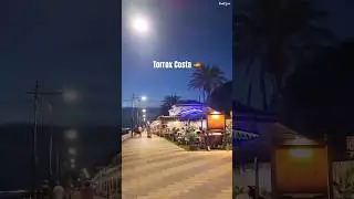 Torrox Costa promenade at night! 😊😮 🇪🇸 #shorts #krieljan #fyp