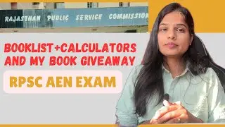 Best Books and Calculators for RPSC AEN Mains #rpscaen #rpsc #rpscae  #studymotivation #rpscaen2025