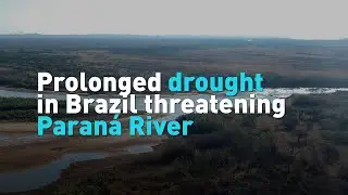 Prolonged drought in Brazil threatening Paran&aacute; River