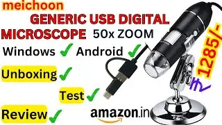 Meichoon 1600X Digital USB Microscope Unboxing Review
