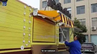 Custom 18ft Mobile Food Truck for Sale in Canada | CE & DOT Certified