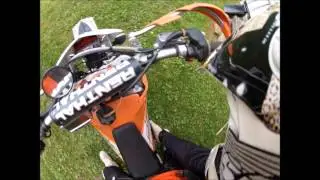 ktm 200 xcw back wheel locked up