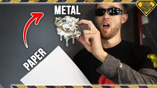 Using Only Paper to Melt Metal