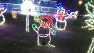 Visiting Gull Meadow Farms to see the Christmas lights!
