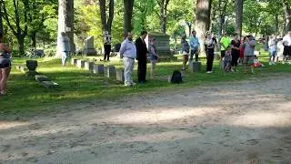 Owosso Memorial Day 2018 Oak Hill Cemetery Service