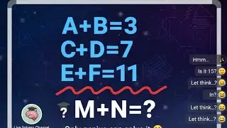 Only Genius Can Solve This Alphabet Math Puzzle 🤯 | M + N = ? | Live Brain Challenge