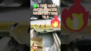 TILE CRACKS✅HOW TO AVOID IT WHEN CUTTING TILE🔥#tileinstallation #tileinstaller #tiles #tile