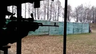 ВПО-129 с прикладом по оси канала ствола