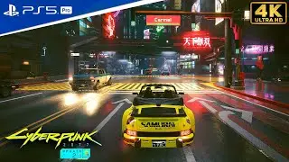 Cyberpunk 2077 Update 2.3 (PS5 Pro) Open World Free Roam Gameplay (4K 60FPS)