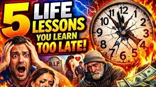 5 LIFE LESSONS YOU LEARN TOO LATE