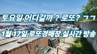 1월 17일  토요일 로또경매장 현장 실시간~
