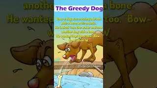 4 year old baby learning story The Greedy Dog story | Learn the greedy dog story  #english #story