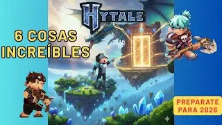 HYTALE!! 6 cosas INCREIBLES y DIVERTIDAS de HYTALE! en 5 MINUITOS