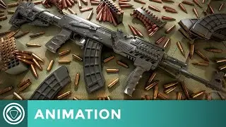 US132Z firearm Showcase - Cinematic animation.