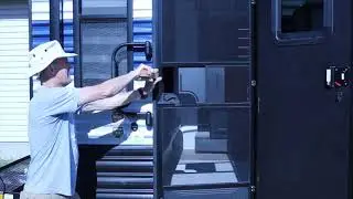 Adjusting the Door on a Camper
