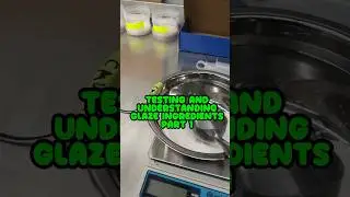 Testing and Understanding Glaze Ingredients Part 1 #clay #diy #pottery #educational