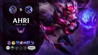 Ahri Mid vs Ryze - KR Master Patch 13.1