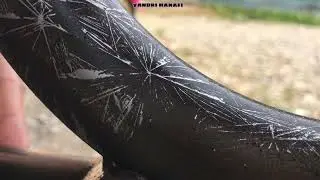 EFEK KRISTAL PUPUK UREA PUTIH PADA SEPEDA MINION PHOENIX TUA , EFEK CRYSTAL