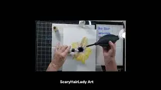 256 Цветочная живопись спиртовыми чернилами #alcoholink #alcoholinkflowers #alcoholinkart #tutori...