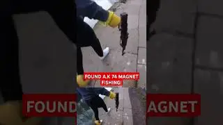 We Pulled an AK74 Out of the River Magnet Fishing!