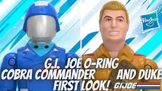G.I. Joe O-Ring Duke And Cobra Commander Figures First Look!! Hasbro Pulse Fan First Friday