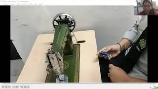 Inserting Thread in Sewing Machine sub. Garment Construction Technique.B.Des.1 Sem