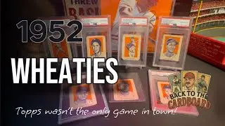 The Vintage 1952 Wheaties Baseball Cards! Baseball&rsquo;s Golden Era on a Cereal Box