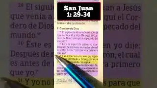 #lecturab&iacute;blica #videoscristianos #audiobiblia #videocristiano Juan 1:29-34. El Cordero de Dios.